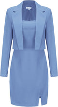 EXLURA Women's Professional Blazer Dress Suit Set - Lightweight Two