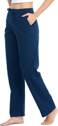 Willit Women's Cotton Sweatpants Straight Leg Lounge Pants