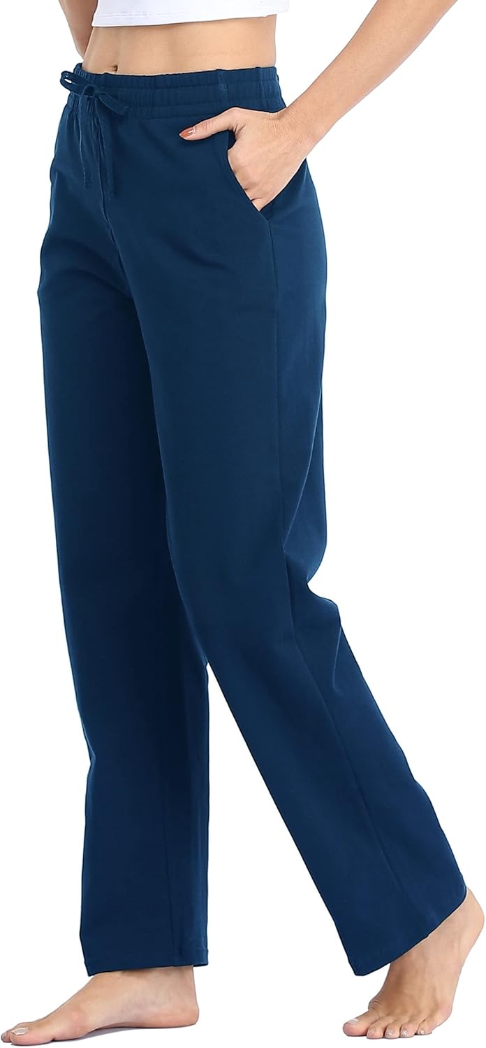 Willit Women's Cotton Sweatpants for Yoga and Lounge Comfort