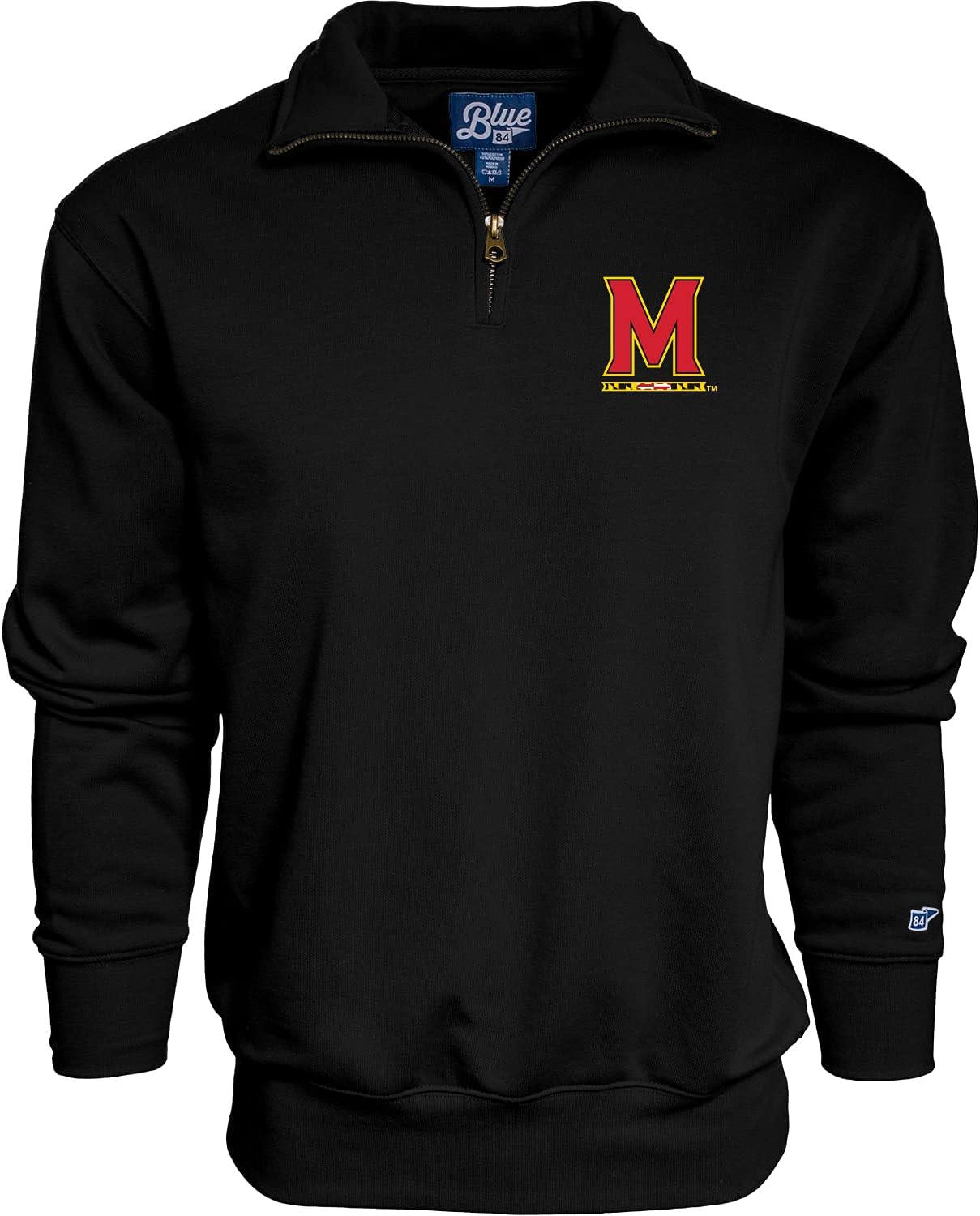 Blue 84 Men's Quarter Zip Sweatshirt for Maryland Fans