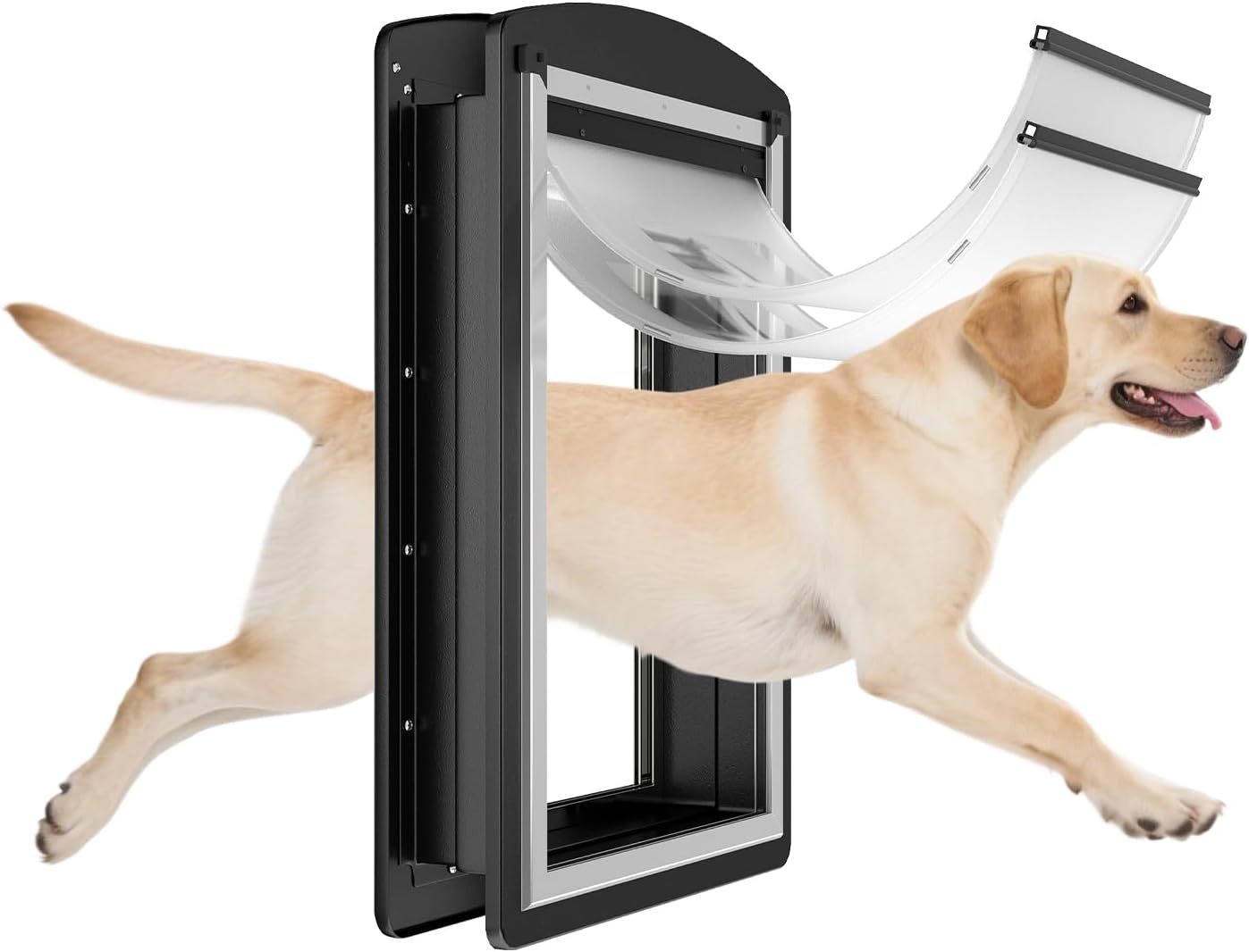 MAVRICFLEX Large Dog Door - Weather-Resistant & Easy Install