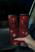 Ultra Bling Steering Wheel Cover Red Seat Belts - Shiny Cat Style