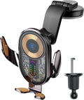Wireless Car Charger 15W Fast Charging Car Phone Holder Mount