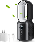 let'me 13 Inch Bladeless Desk Fan with Touch Control and Night Light