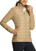 Women's Lightweight Water Resistant Running Jacket - Warm Midlayer