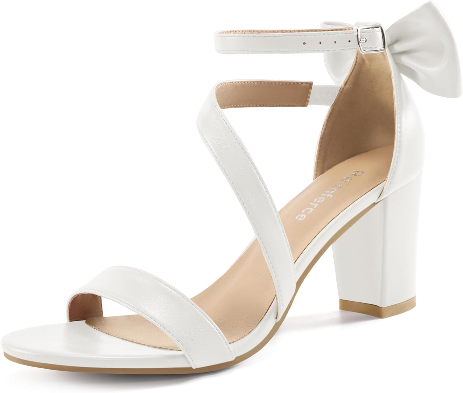 Chunky Heels for Women Wedding: Comfortable Bow Heel Sandals