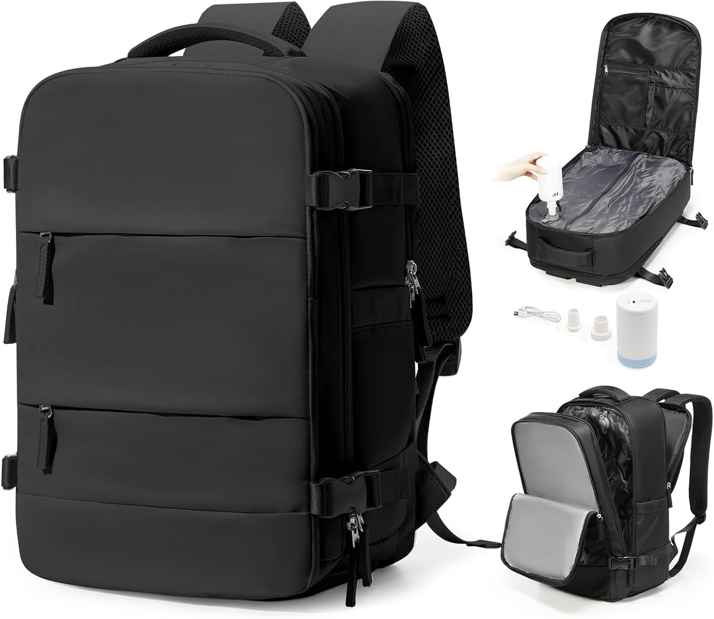Vacuum Backpack Travel With Pump for Efficient Packing