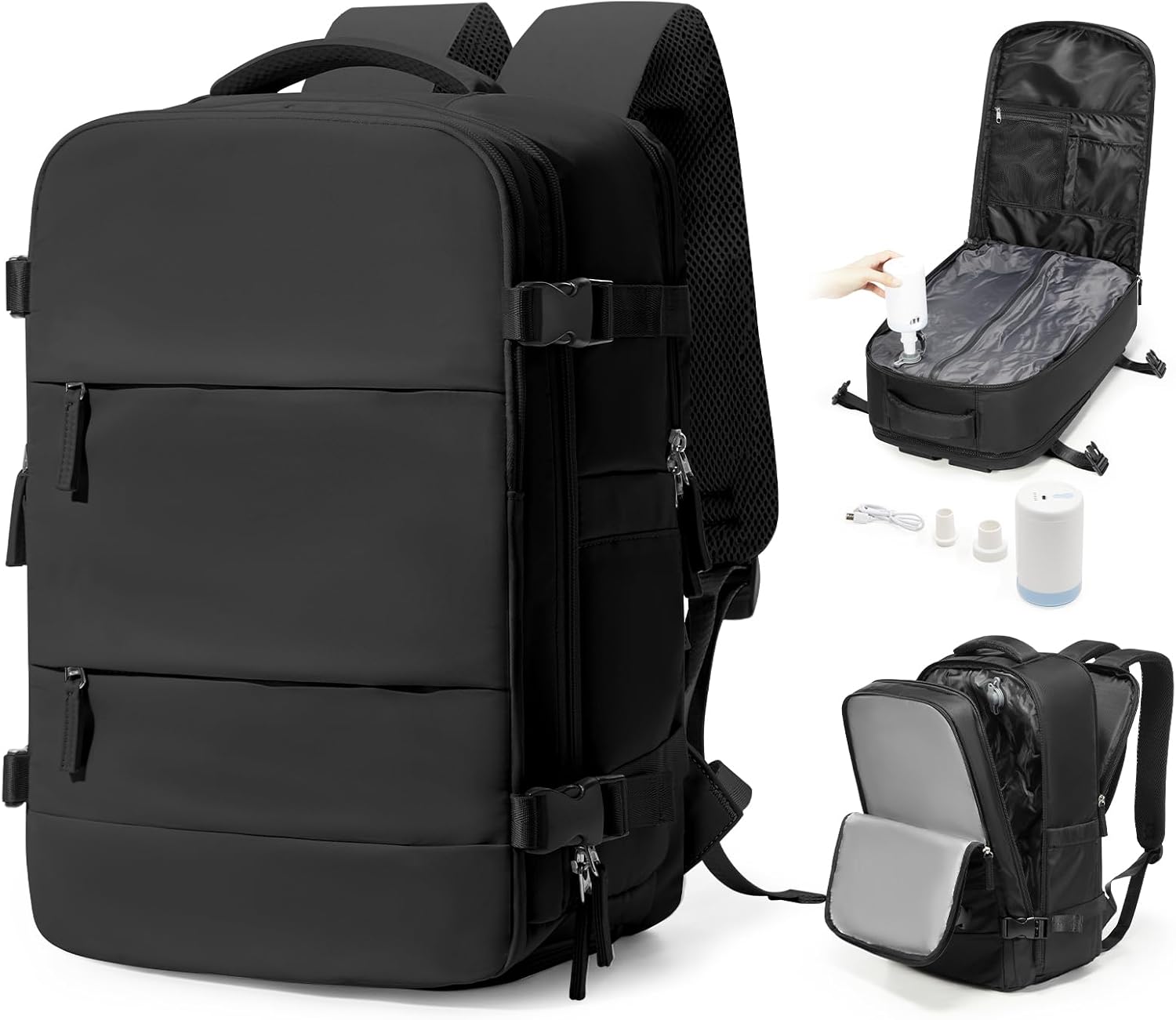 Vacuum Backpack Travel With Pump for Efficient Packing