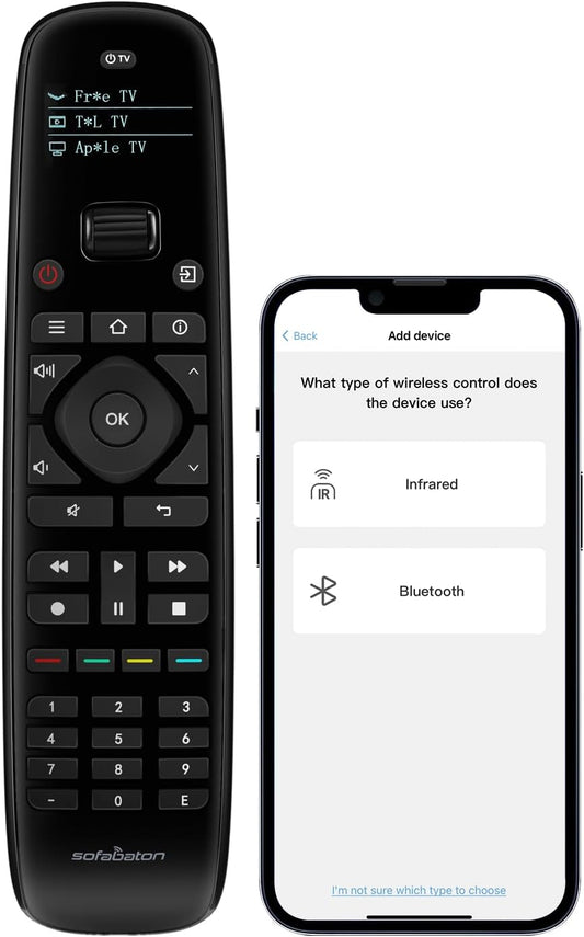 SofaBaton U2 Universal Remote Control with Backlit Buttons