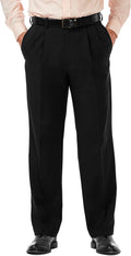 Haggar Cool 18 Pro Classic Fit Pleat Front Pant (Style RUSO)