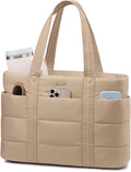 LOVEVOOK Tote Bag for Women, Large Puffer Work Tote - Lightweight