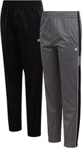 RBX Boys Sweatpants 2 Pack Stretch Tricot Joggers - Comfortable