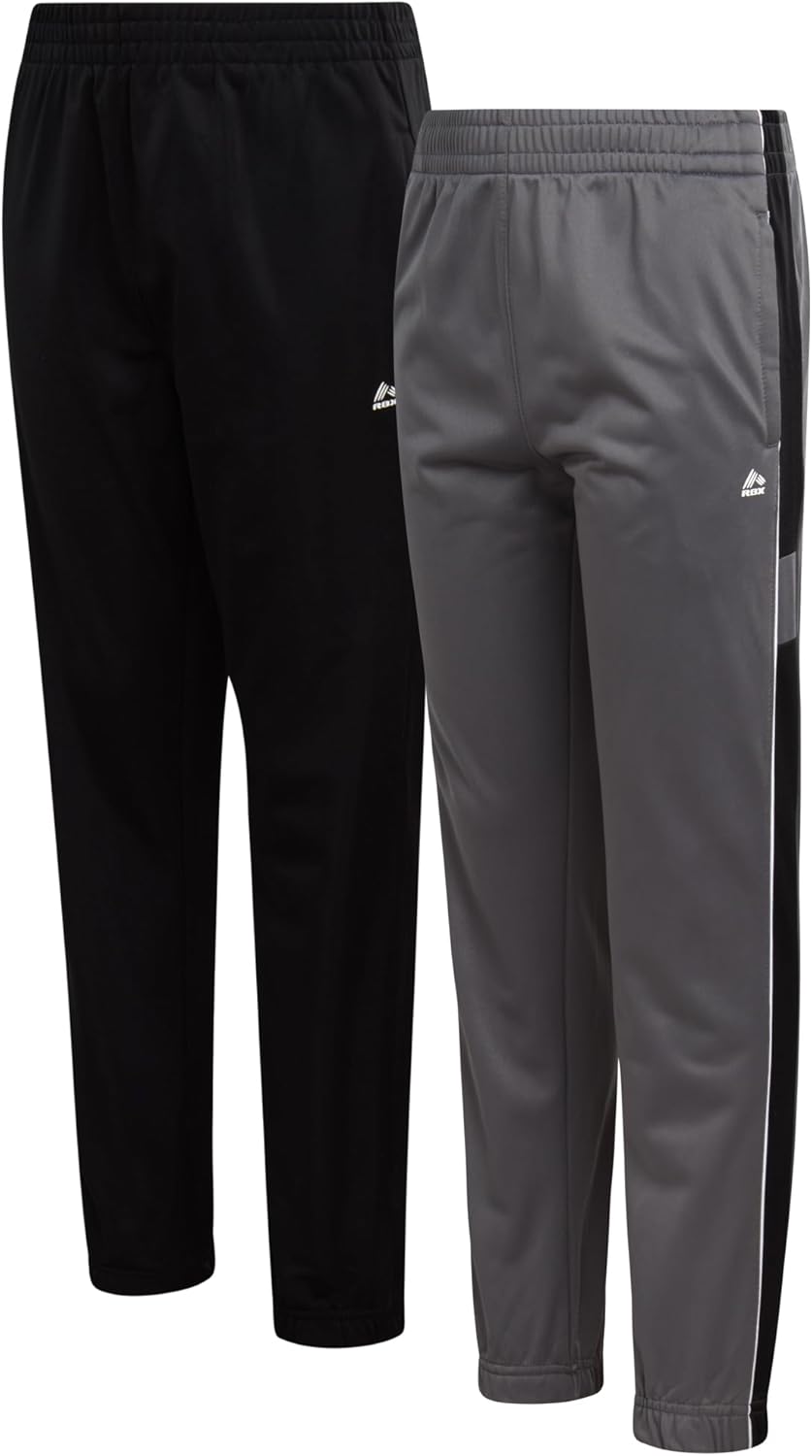 RBX Boys Sweatpants 2 Pack Stretch Performance Joggers