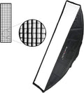 Fotodiox Pro Soft Box 12x56 - Durable Studio Softbox for Controlled