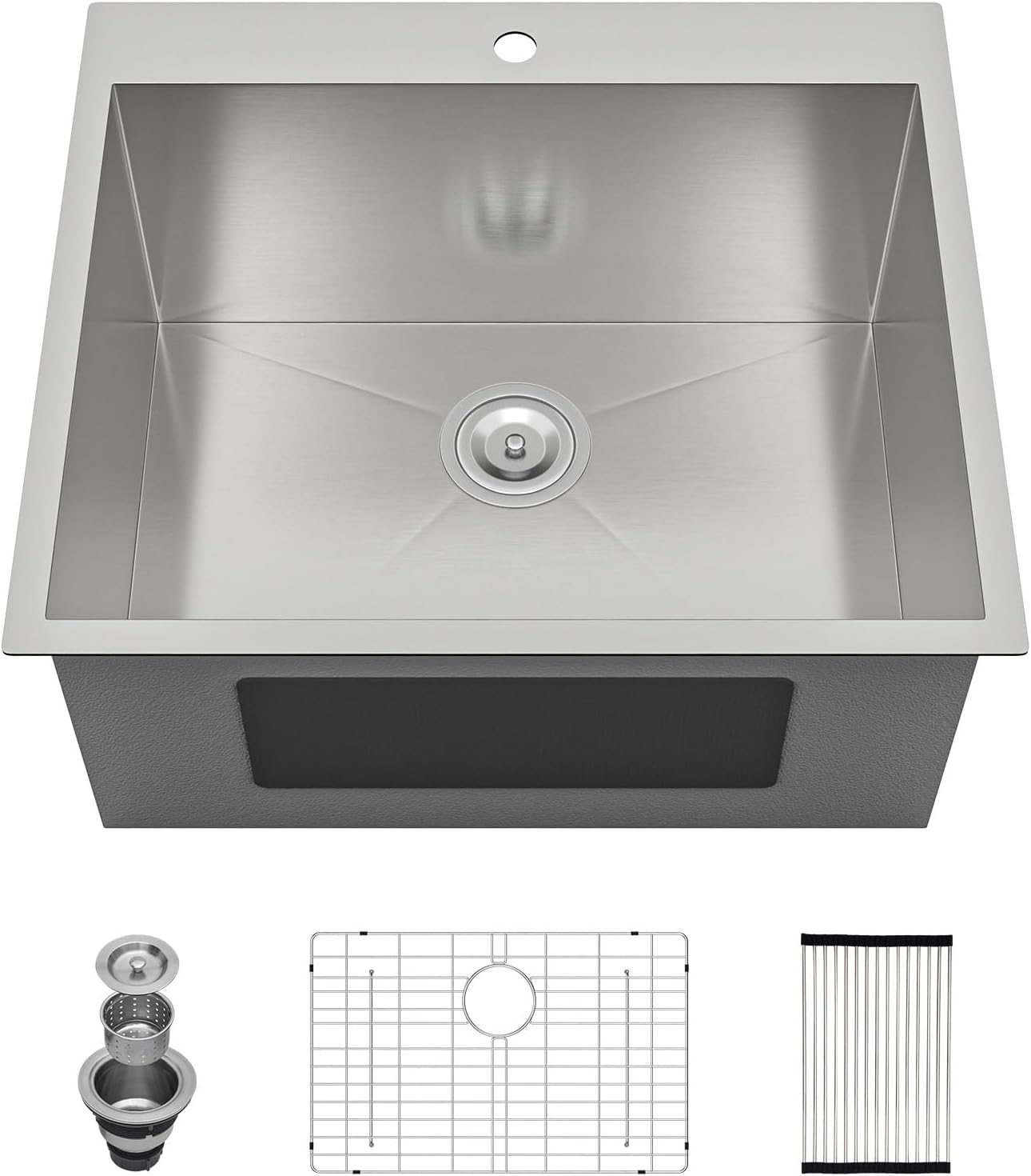 12 Inch Deep Laundry Sink for Utility with Topmount Design