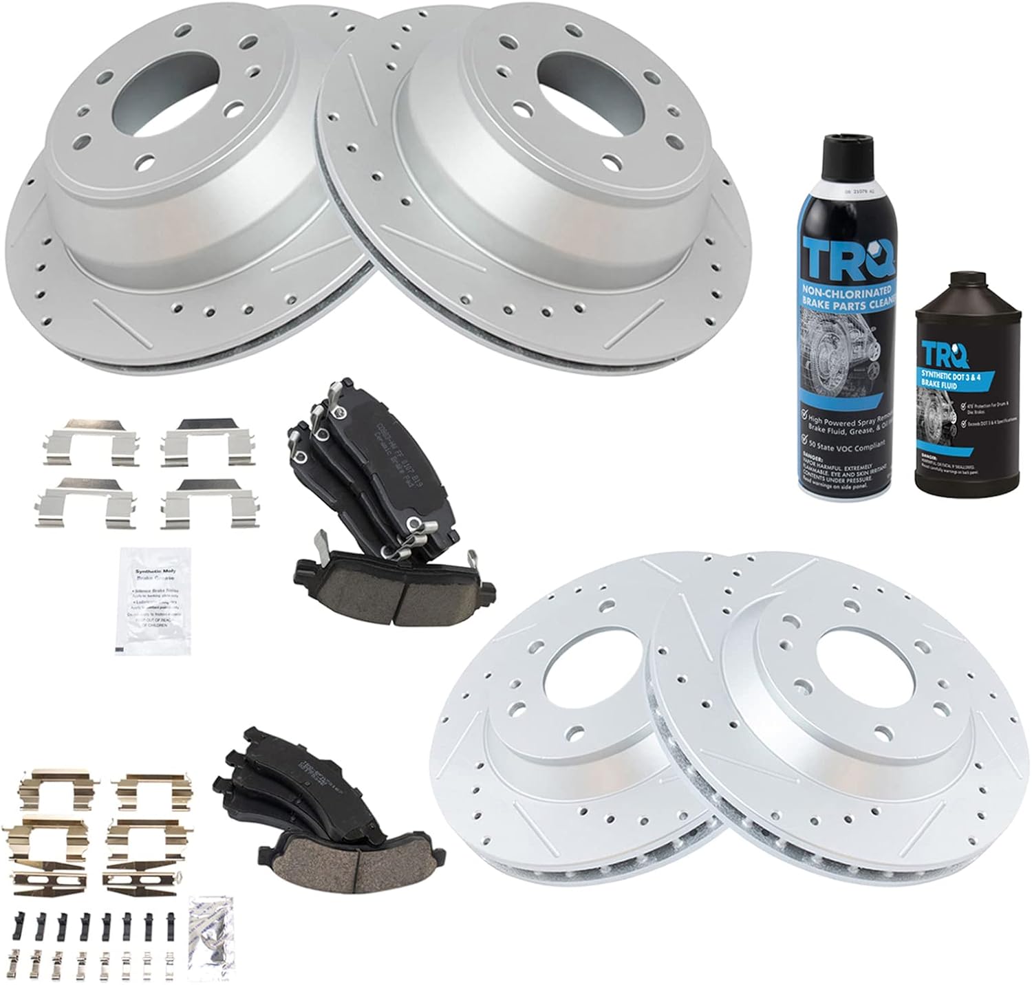 Premium Brake Pad & Rotor Kit for Buick Rainier & Trailblazer