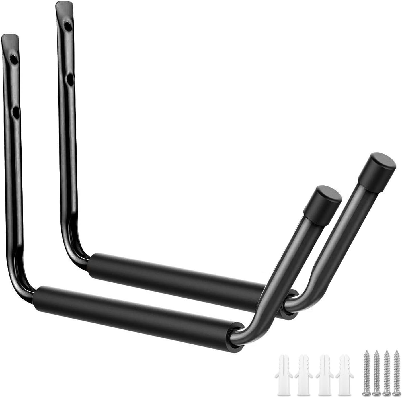 Space-Saving Garage Storage Hooks by Hosko