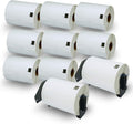 BETCKEY 10-Roll Compatible DK-1247 Labels 4.07in x 6.4in - Refillable