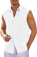 Men's Tank Tops and Summer Casual Lapel Shirt Undershirt - Versatile