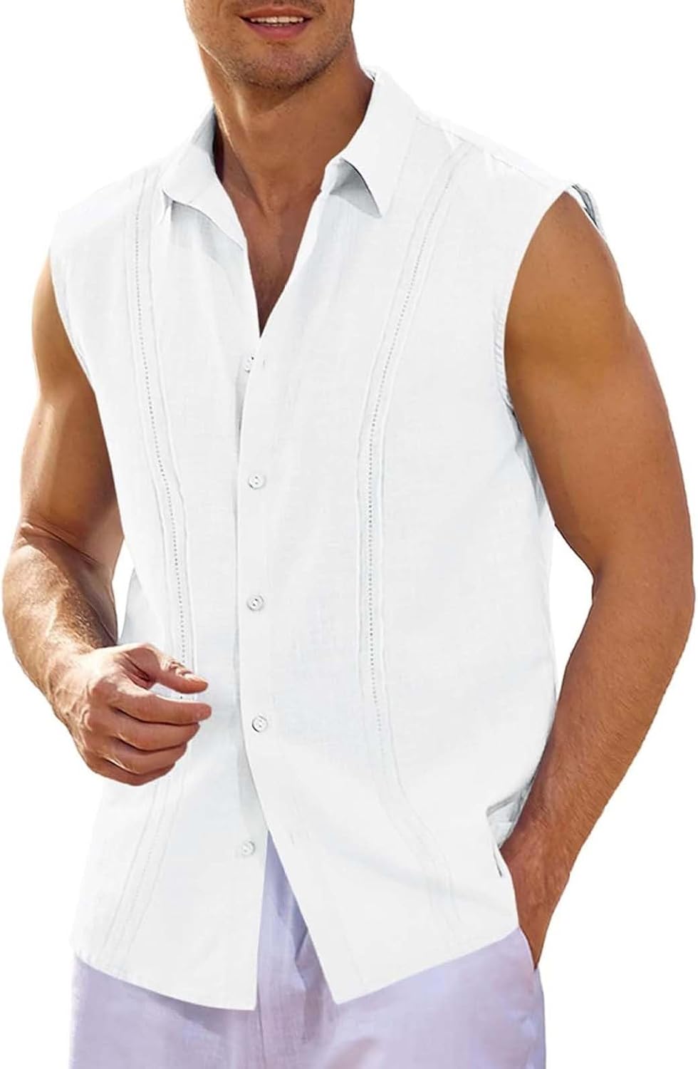 Men's Sleeveless Fitness Tank Top