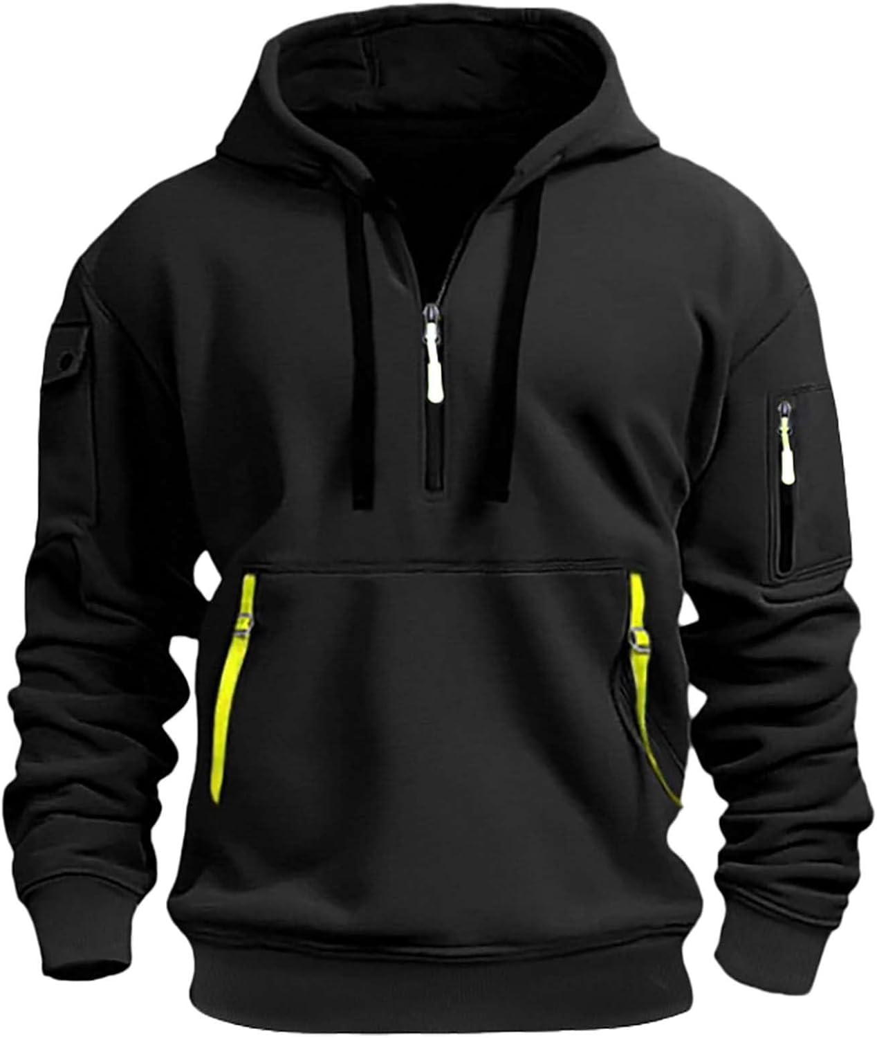 Vintage Tactical Hoodie with Pockets