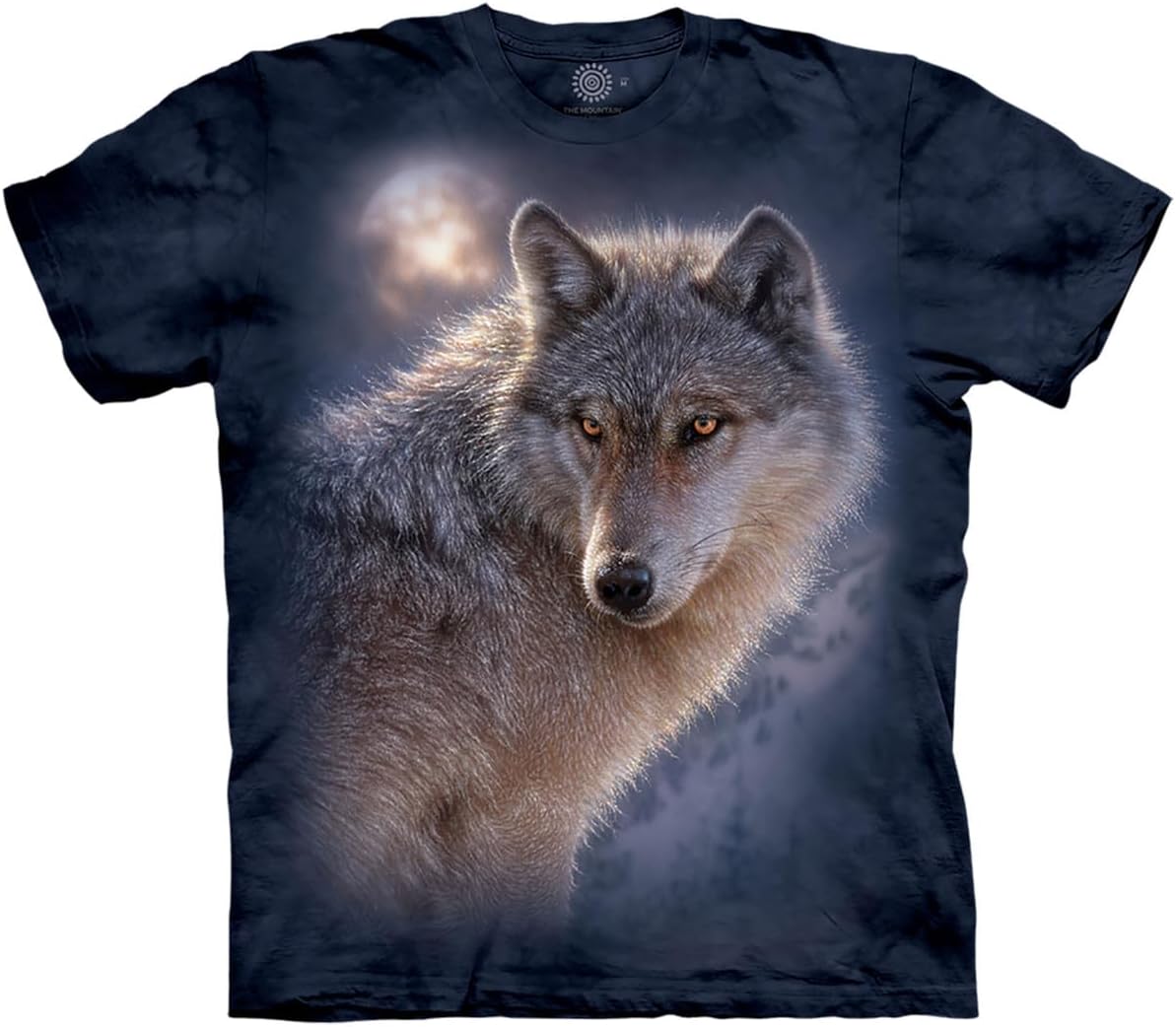 The Mountain Men's Adventure Wolf T-Shirt for Outdoor Enthusiasts
