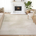 Abani Neutral Beige Area Rug 9 ft x 12 ft - Durable, Easy to Clean
