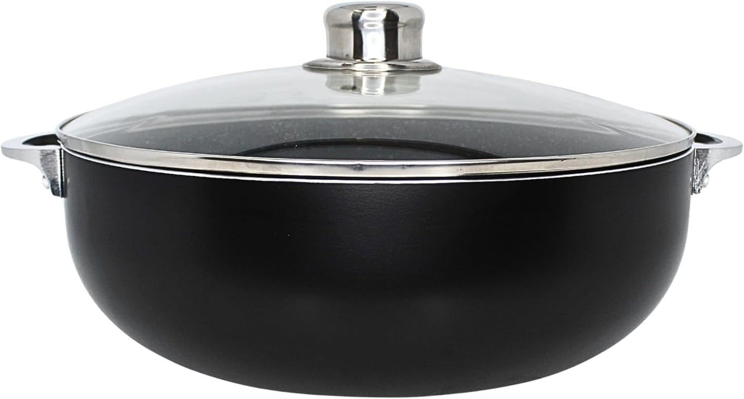 IMUSA 9Qt Bistro Ceramic Nonstick Caldero for Family Meals