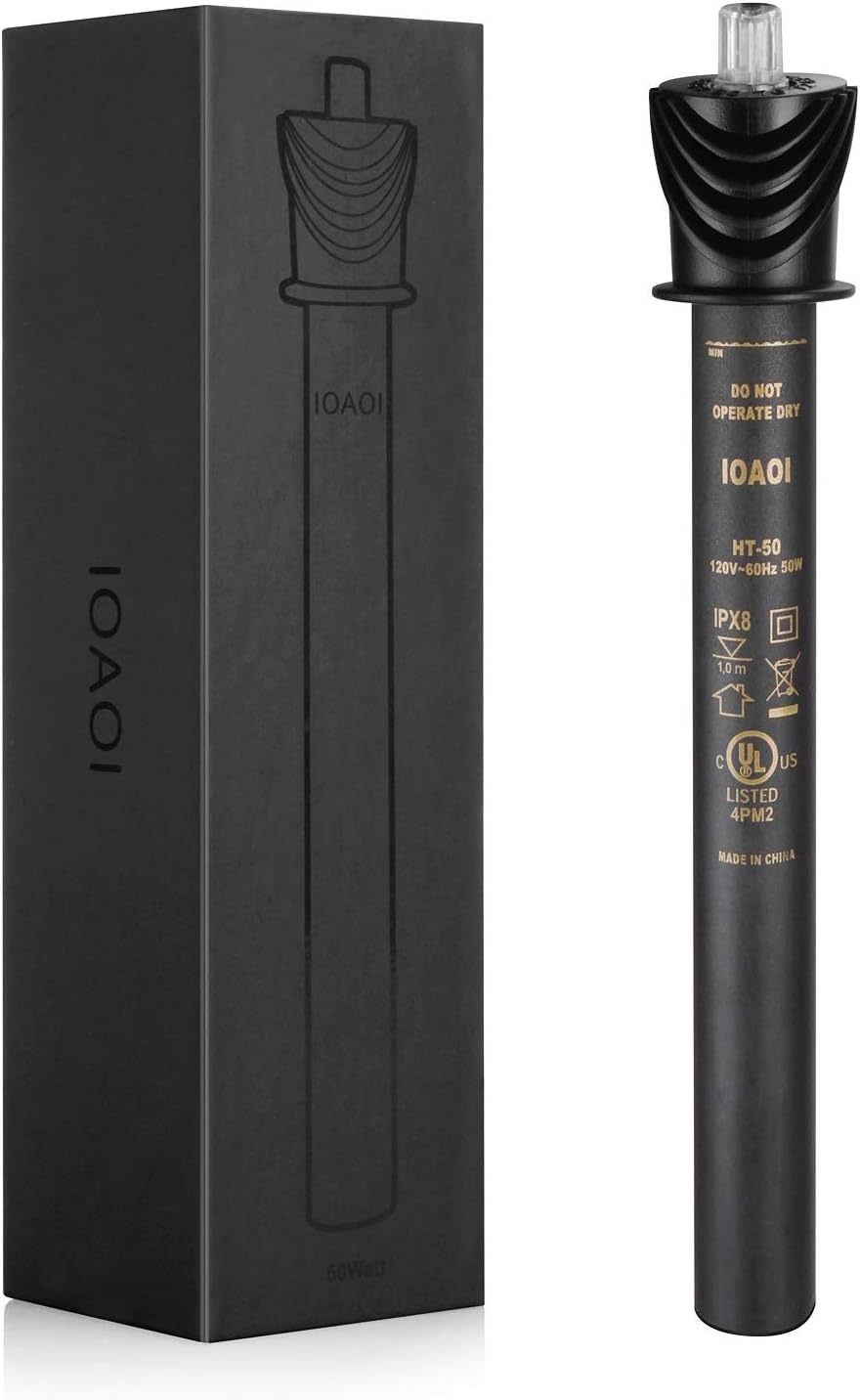 IOAOI 50W Aquarium Heater: Shatterproof, Adjustable Temp