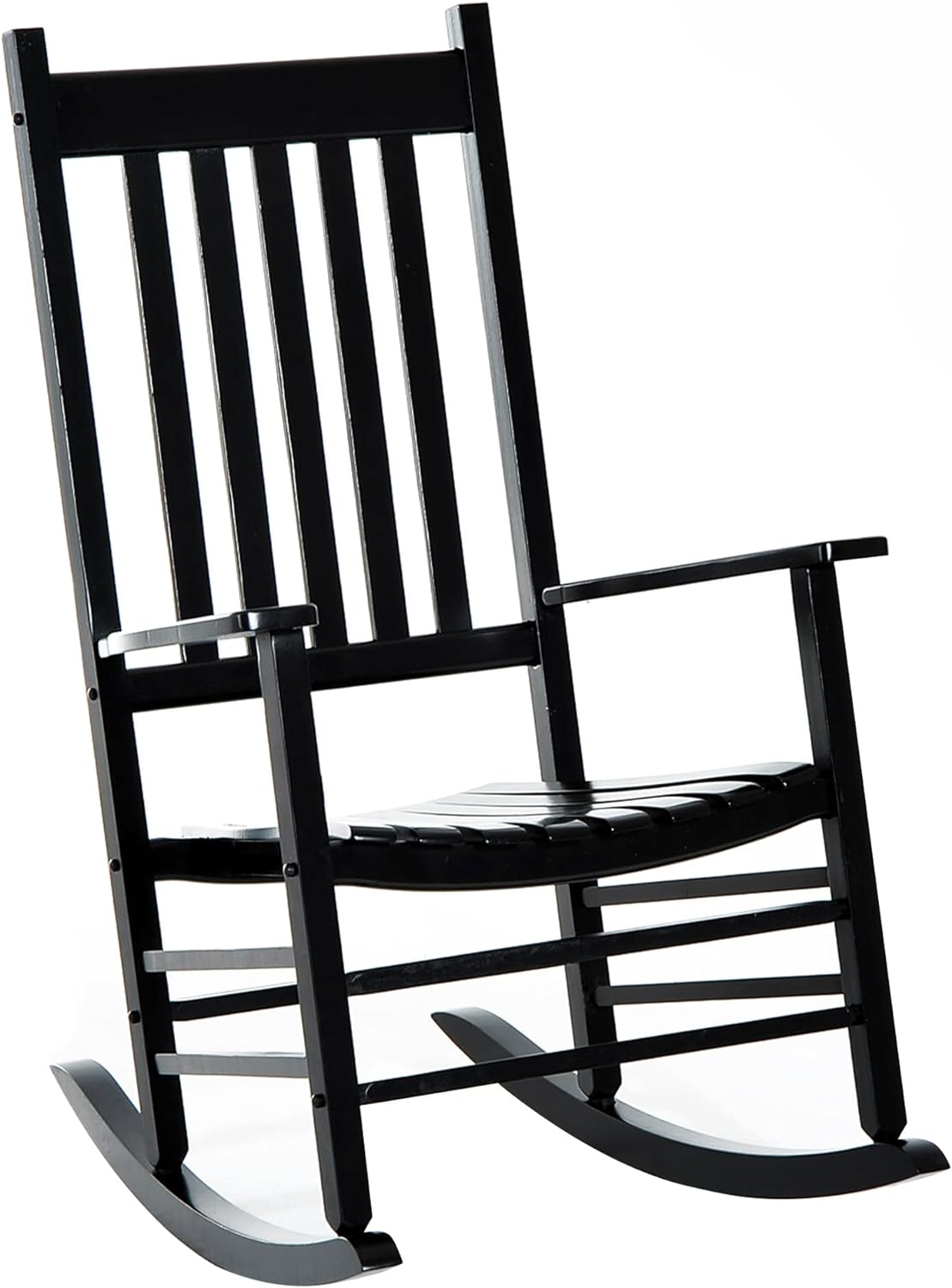 Outsunny Wooden Rocking Chair: Stylish Comfort for Outdoors