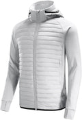 baleaf Men's Running Jacket Lightweight Hybrid Puffer - Warm Midlayer