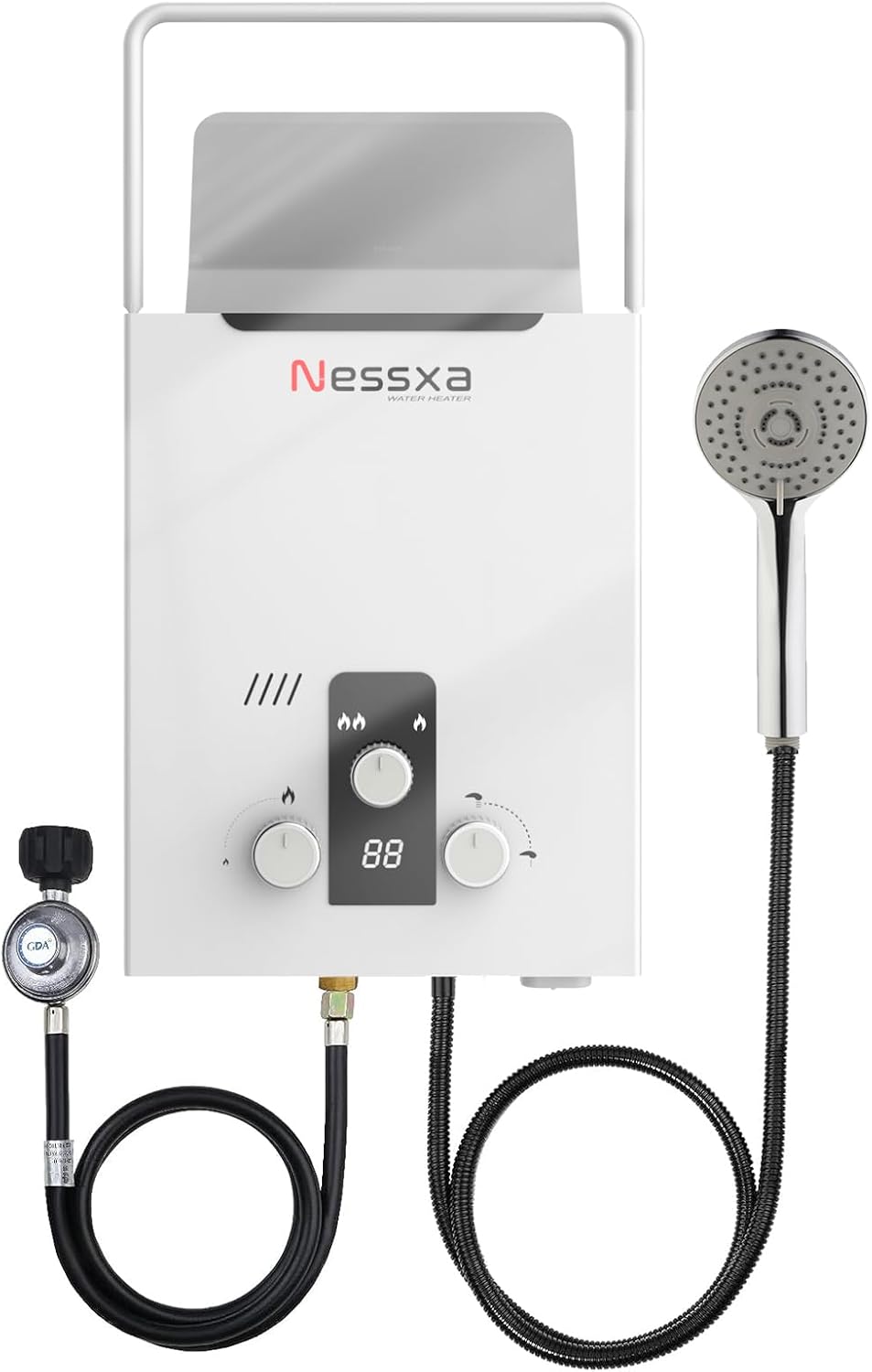 Tankless Water Heater Propane for RV with Digital Display