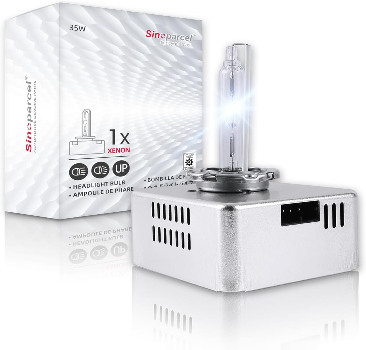 Sinoparcel D5S HID Headlight Bulb - 6000K 35W Replacement
