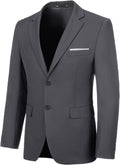 Blazer for Men Casual Mens Suit Jacket Slim Fit Notch Lapel SISAVE