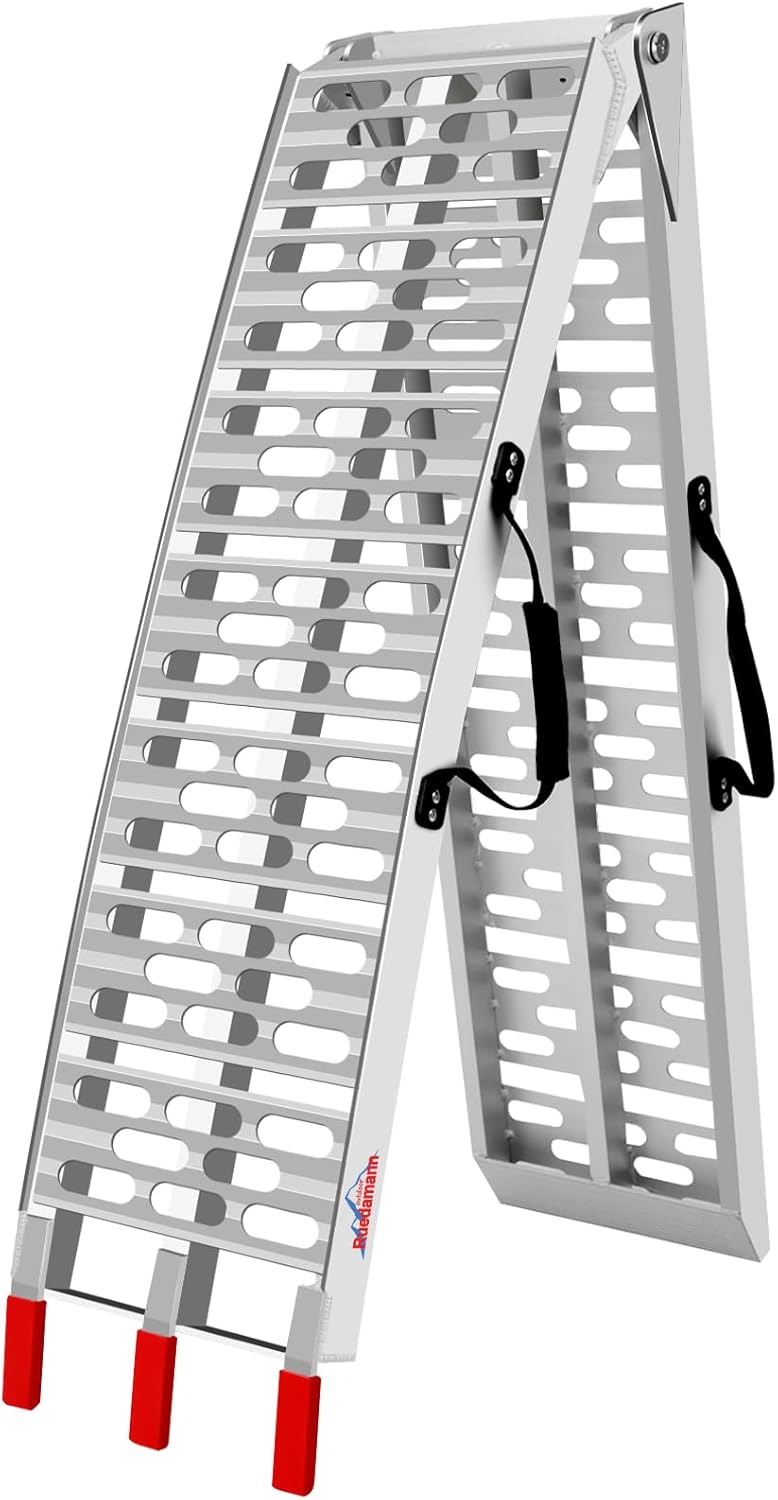 Ruedamann 7.5FT Aluminum Loading Ramps for Safe Vehicle Loading
