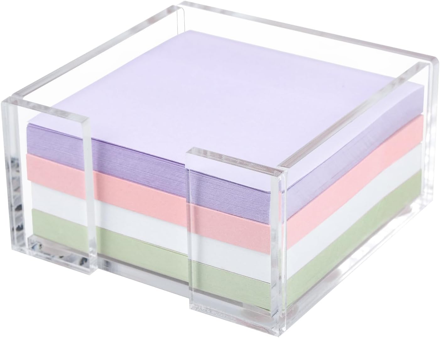 Crystal Clear Acrylic Sticky Note Holder by Tecreddy