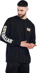 Caterpillar Trademark Banner Long Sleeve Tee - Work Ready Comfort