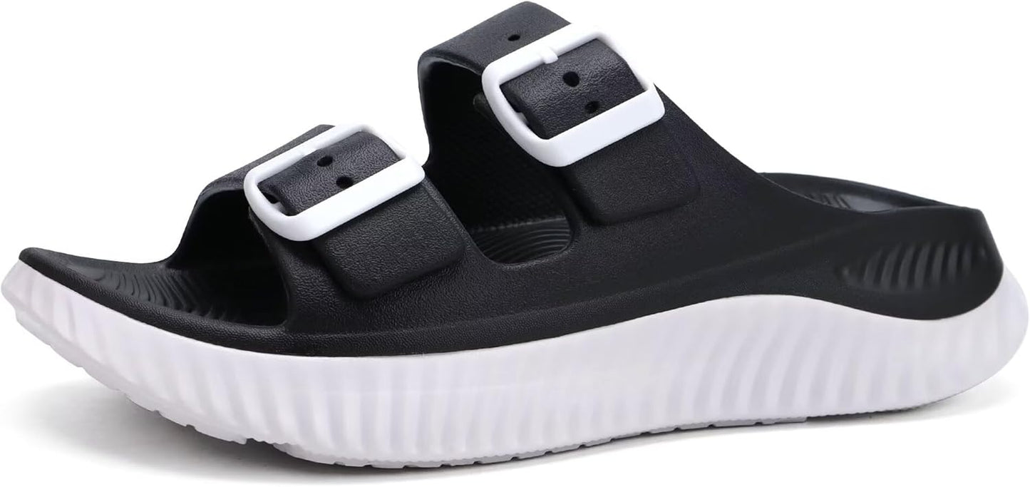 KuaiLu Womens Recovery Sandals with Arch Support for Comfort