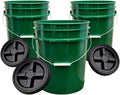 House Naturals 5 Gallon Buckets with Airtight Screw Lids - Pack of 3