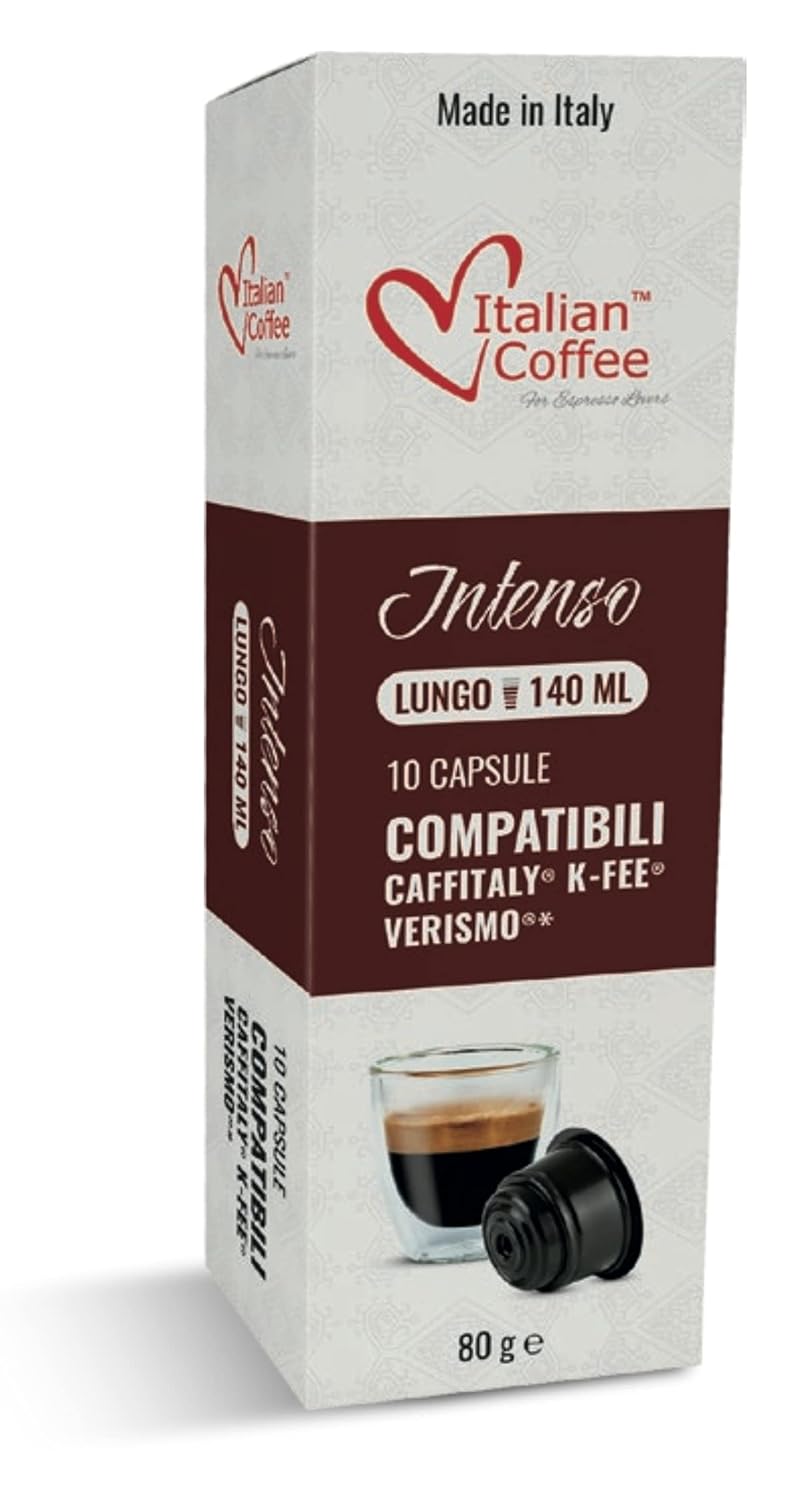 Italian Coffee Capsules for Espresso Lovers - Lungo Blend Pods