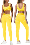 Womens 2 Piece Workout Sets Athletic Yoga Outfits - Butt Lifting