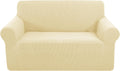 U-NICE HOME Loveseat Cover for 2 Cushion Couch Sofa Protector