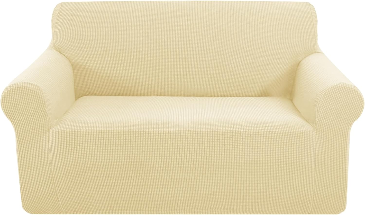 U-NICE HOME Loveseat Cover for 2 Cushion Couch Sofa Protector