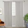 Natural Camel Blackout Curtains 52 x 90 in - 2 Panels, Thermal