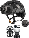 SF Right Angle Vent Hole Tactical Helmet - Adjustable Fit