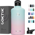 COKTIK 128 oz One Gallon Insulated Water Bottle - Large Cold Retention