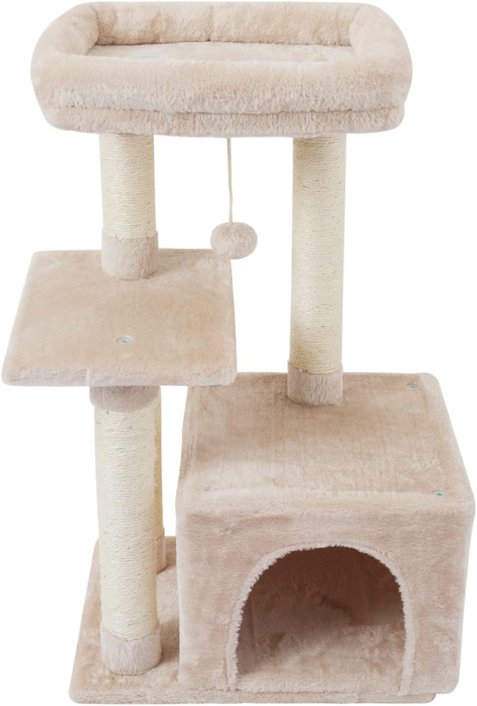 Cute Cat Tree for Indoor Cats with Scratching Posts and Platform