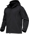 Men's Tactical Softshell Jacket for Cold Weather - Waterproof, Fleece