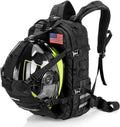 Motorcycle Helmet Backpack for Men - Large Capacity Nylon Carrier
