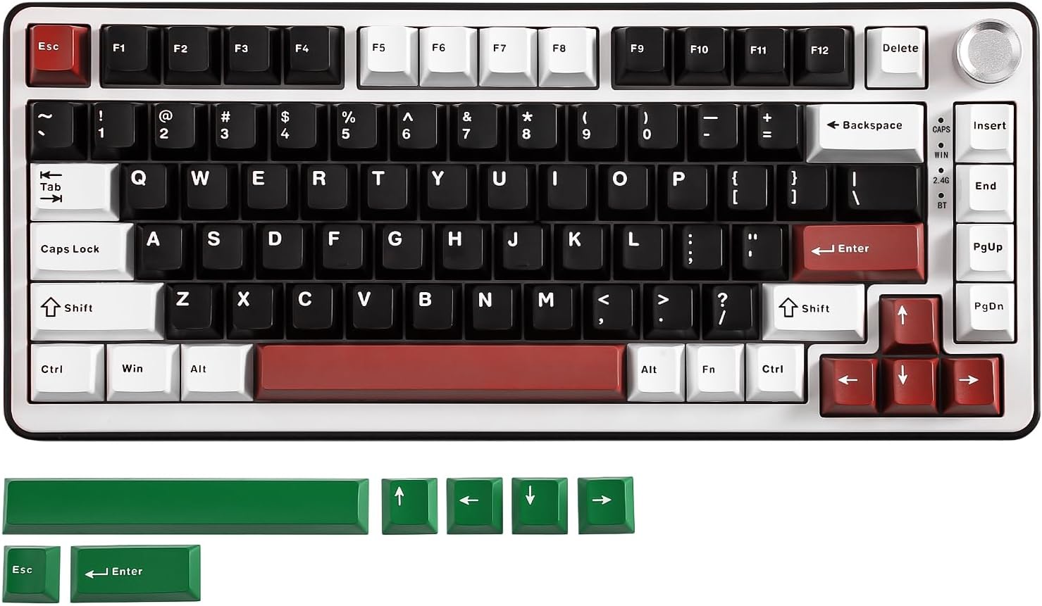 YUNZII B75 PRO Wireless Mech Keyboard: Creamy Milk Switches, 75% Layout, RGB, Bluetooth